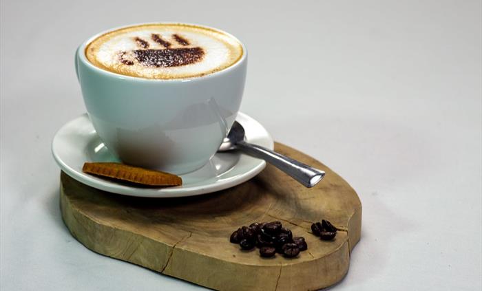 Enjoy a selection of coffee from the Orchid House Tea room including a Cappuccino.